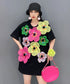 Jewel Flower Over T-shirts